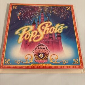 DISNEY‎ POPSHOTS 3-D CARDS: LITTLE MERMAID, MICKEY SORCERER, 5.5x5.5", NEW, MINT